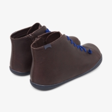 Camper Dark Brown Ankle Boots Mens - Peu Online Ireland | KFXGJ5869